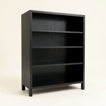 Willow Dale Freestanding Bookcase - Black (synthetic illustration; no displayed measurements)
