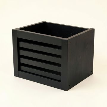 Brook Falls Empty Furniture-Style Litter Enclosure - Black (synthetic illustration; no displayed measurements)