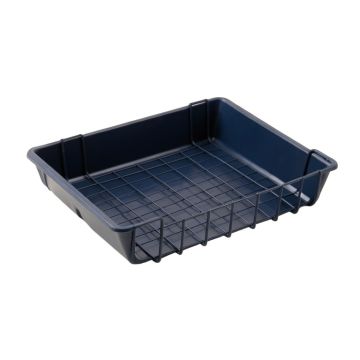 Glen Falls Empty Under-Desk Cable Tray - Navy