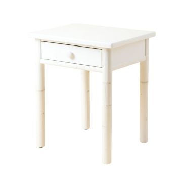 Hill Crossing Side Table - White
