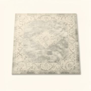 Halma Oriental Cream/Gray Area Rug (synthetic illustration; no displayed measurements)