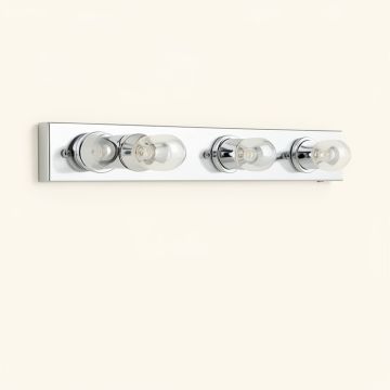 Addlie 4-Light Dimmable Chrome Vanity Light (synthetic illustration; no displayed measurements)