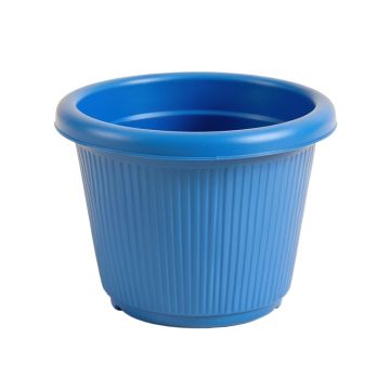 Elm Bend Empty Planter - Blue