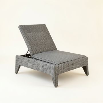 Elm Bend Outdoor Lounge Chair - Gray (synthetic illustration; no displayed measurements)