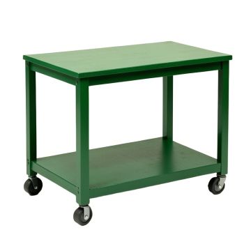 Slate Crest Empty Rolling Workshop Cart - Green