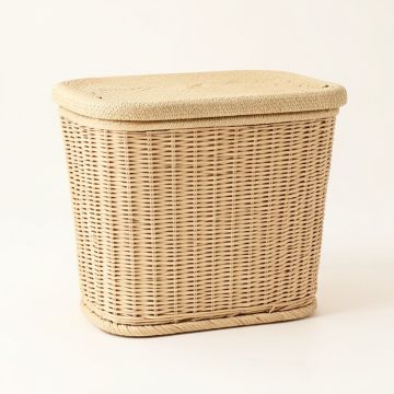 Laurel Arc Laundry Hamper - Beige (synthetic illustration; no displayed measurements)