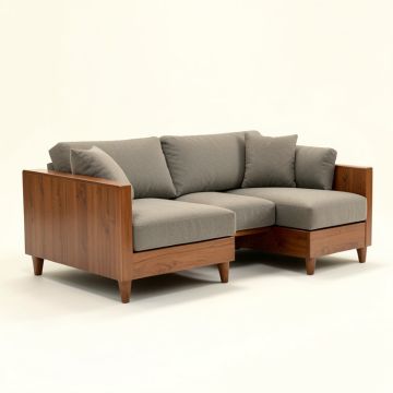 Baik 112 '' Wide Left Hand Facing Modular Sofa & Chaise (synthetic illustration; no displayed measurements)