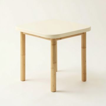 Hill Bluff Compact Balcony Table - Cream (synthetic illustration; no displayed measurements)