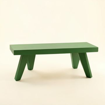Spruce Canyon Indoor Bench - Green (synthetic illustration; no displayed measurements)