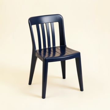 Elm Bridge Small Chair - Navy (synthetic illustration; no displayed measurements)