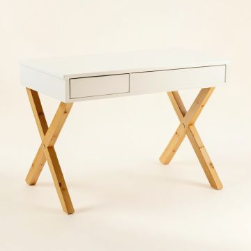 Hill Brook Writing Desk - White (synthetic illustration; no displayed measurements)