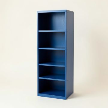 Oak Branch Narrow Cubby Tower - Blue (synthetic illustration; no displayed measurements)