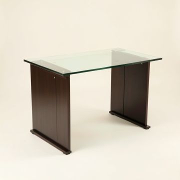 Jerome Glass Top Desk (synthetic illustration; no displayed measurements)