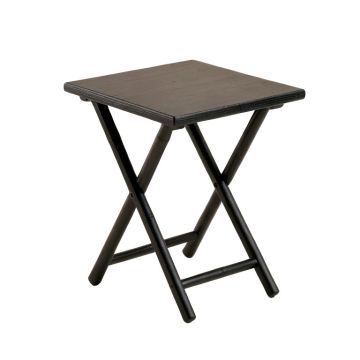 Stone Branch Compact Balcony Table - Black