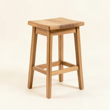 Eugley Solid Wood Bar & Counter Stool (synthetic illustration; no displayed measurements)