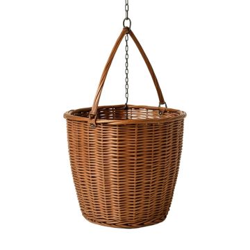 Skiatook Rattan Hanging Basket And Planter