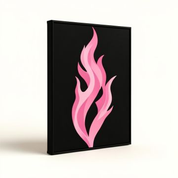 The Morphism Of Fire - Picture Frame Graphic Art Print On Canvas (synthetic illustration; no displayed measurements)