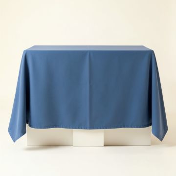 Spruce Crest Flat Bed Sheet - Blue (synthetic illustration; no displayed measurements)