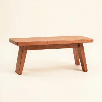Dawn Bridge Indoor Bench - Terracotta (synthetic illustration; no displayed measurements)