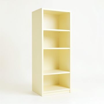 Rowan Arc Narrow Cubby Tower - Ivory (synthetic illustration; no displayed measurements)