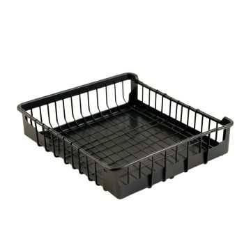 Ash Falls Empty Under-Desk Cable Tray - Black