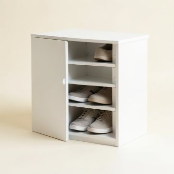 Two Row 10 Pair Shoe Storage Cabinet (synthetic illustration; no displayed measurements)