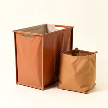 Lake Arc Laundry Sorting Station With Plain Removable Bags (synthetic illustration; no displayed measurements)
