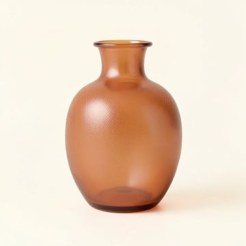 Slate Crest Empty Decorative Vase - Terracotta (synthetic illustration; no displayed measurements)