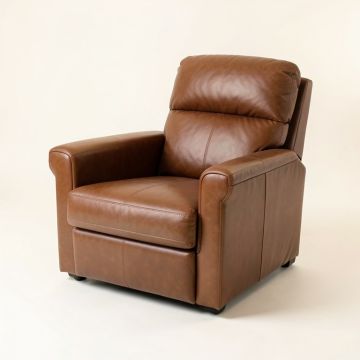 Aiken 34 '' Wide Faux Leather Power Wall Hugger Standard Recliner (synthetic illustration; no displayed measurements)