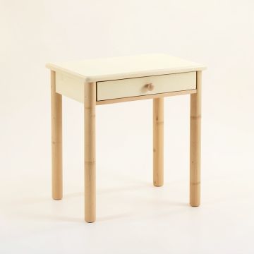Olive Bend Small Writing Desk - Cream (synthetic illustration; no displayed measurements)
