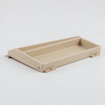 Glen Bend Empty Under-Desk Cable Tray - Beige (synthetic illustration; no displayed measurements)