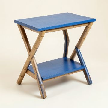 Holly Field Side Table - Blue (synthetic illustration; no displayed measurements)