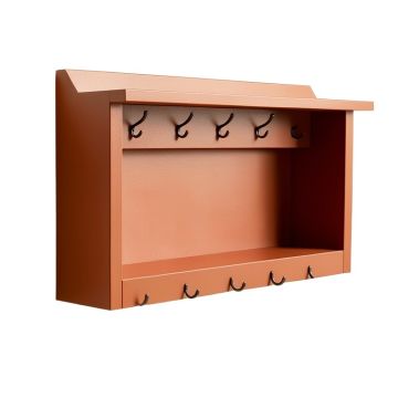 Wren Canyon Wall-Mounted Entryway Organizer Shelf - Terracotta (synthetic illustration; no displayed measurements)