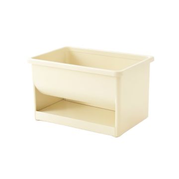 Oak Bend Empty Raised Planter - Ivory