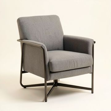 Moree 22.9 '' Wide Polyester Swivel Armchair (synthetic illustration; no displayed measurements)