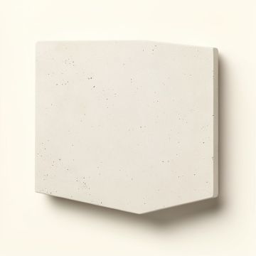 Solid Seashell 8 '' X 8 '' Cement Field Tile (synthetic illustration; no displayed measurements)