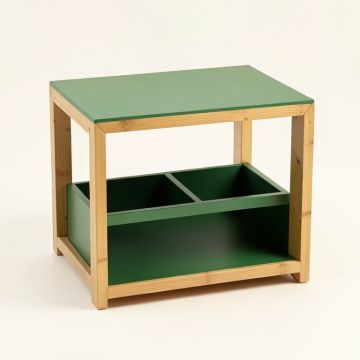 Cliff Bend Empty Coffee-Station Organizer - Green (synthetic illustration; no displayed measurements)