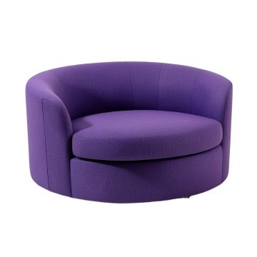 Felisita 74.8 '' Linen Round Arm Sofa (synthetic illustration; no displayed measurements)