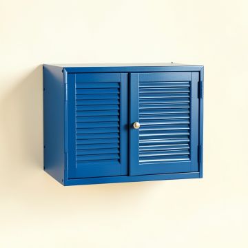 Reed Crossing Wall-Mounted Entry Cabinet - Blue (synthetic illustration; no displayed measurements)