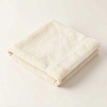 Stone Brook Bath Towel - Cream (synthetic illustration; no displayed measurements)