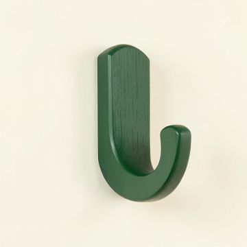Dune Bend Wall-Mounted Robe Hook - Green (synthetic illustration; no displayed measurements)