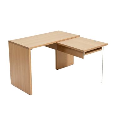 L-Shape Desk With Hutch