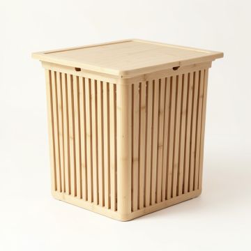 Aspen Crest Laundry Hamper - Beige (synthetic illustration; no displayed measurements)