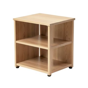 Kyler Floor Shelf End Table With Storage