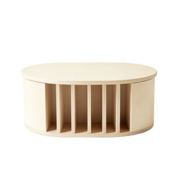 Laurel Branch Shoe Storage Bench - Ivory