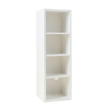 Briar Crossing Narrow Cubby Tower - White