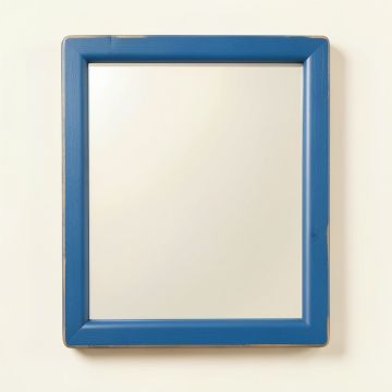 Laurel Bend Framed Wall Mirror - Blue (synthetic illustration; no displayed measurements)