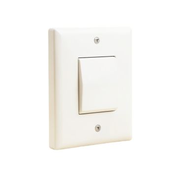 Classic Beadboard 1-Gang Toggle Light Switch Wall Plate