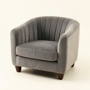 Olive Canyon Upholstered Armchair - Gray (synthetic illustration; no displayed measurements)