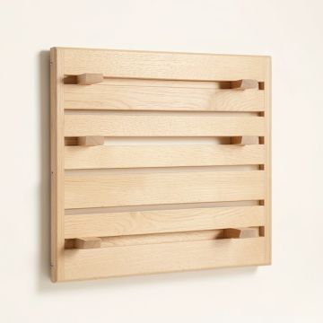 Cliff Brook Empty Wall-Mounted Tool Organizer Panel - Beige (synthetic illustration; no displayed measurements)